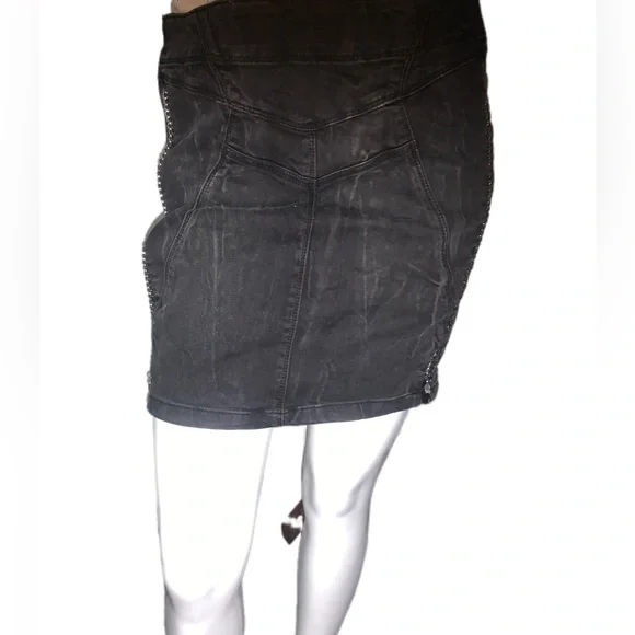 Pre loved Blank NYC Embellished Denim boho Skirt - - Picture 5 of 14